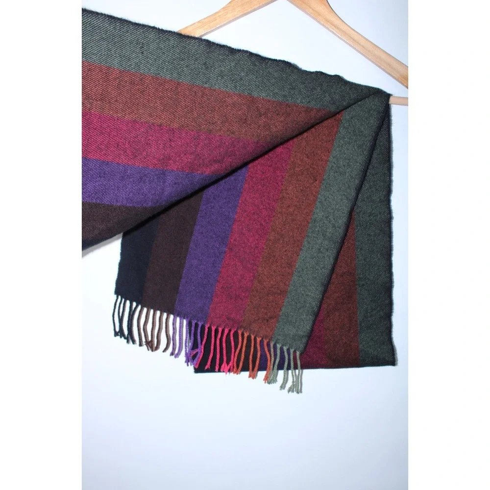 Unbranded Colorful Men's 100% Cashmere Soft Luxury Scarf Made in Germany